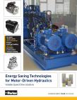 Energy Saving Technologies for Motor-Driven Hydraulics
